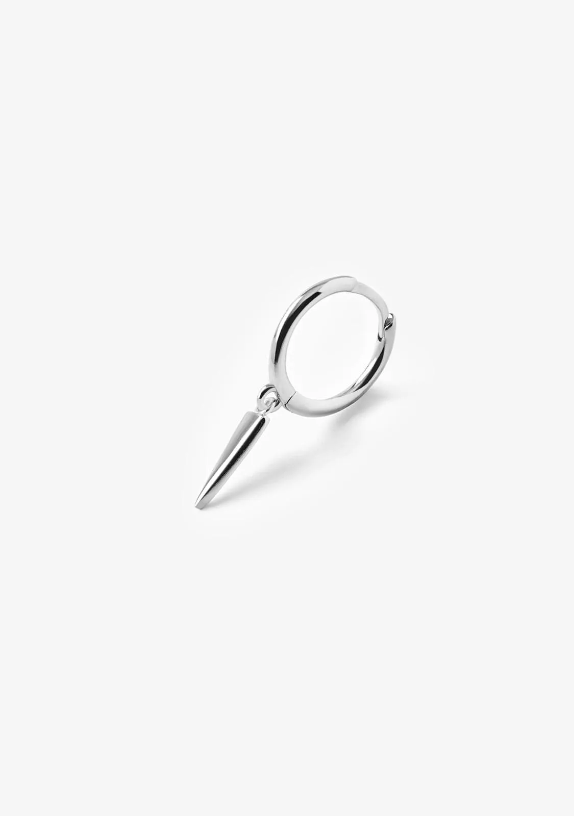 Tribal Hoop Piercing Silver