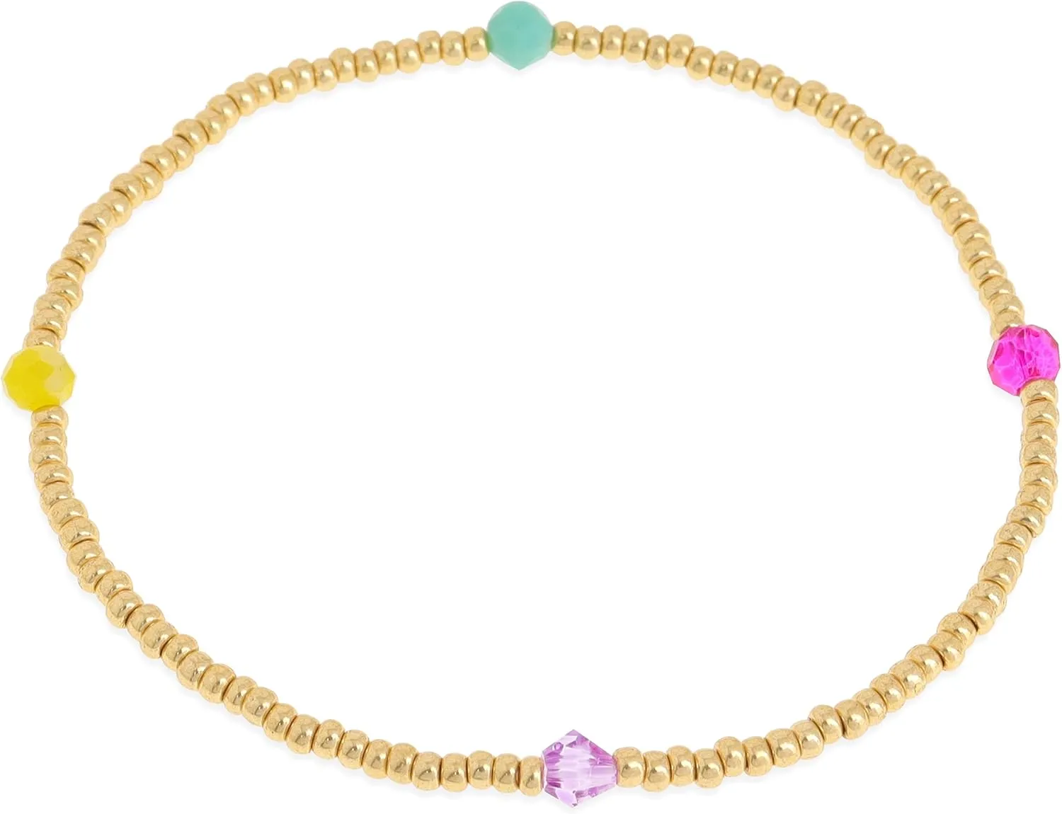 Valentines Day Gold Beaded Initial Friendship Stretch Bracelets for Women Trendy Boho White Cross Heart Letter Name Stackable Beads