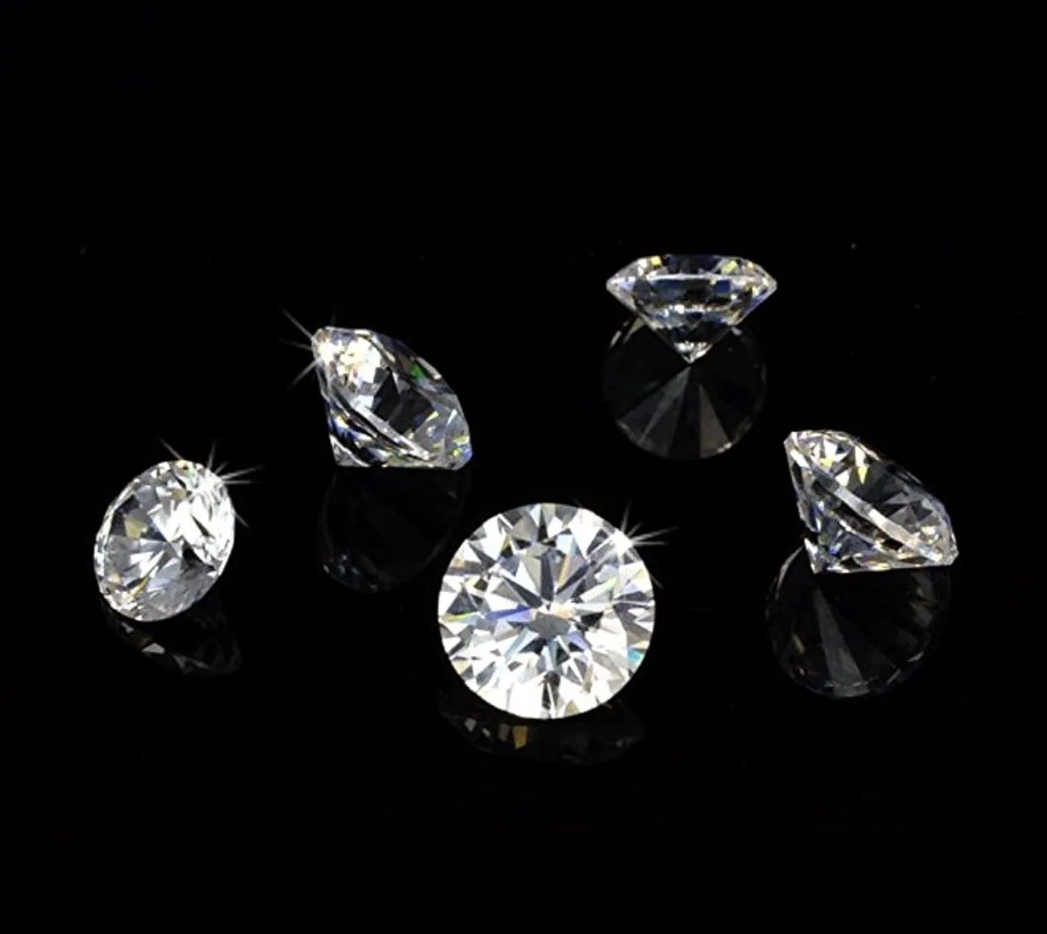 Venetia Top Grade Realistic Hearts and Arrows Cut Art Decor Pave Simulated Diamond Ring Curved Band 2 Pcs Set Platinum Plated 925 Silver