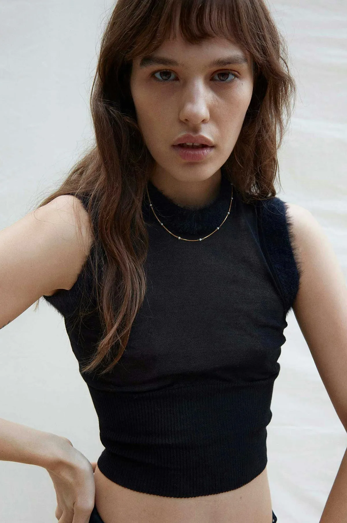 Venus Extra Slim Necklace Pearl
