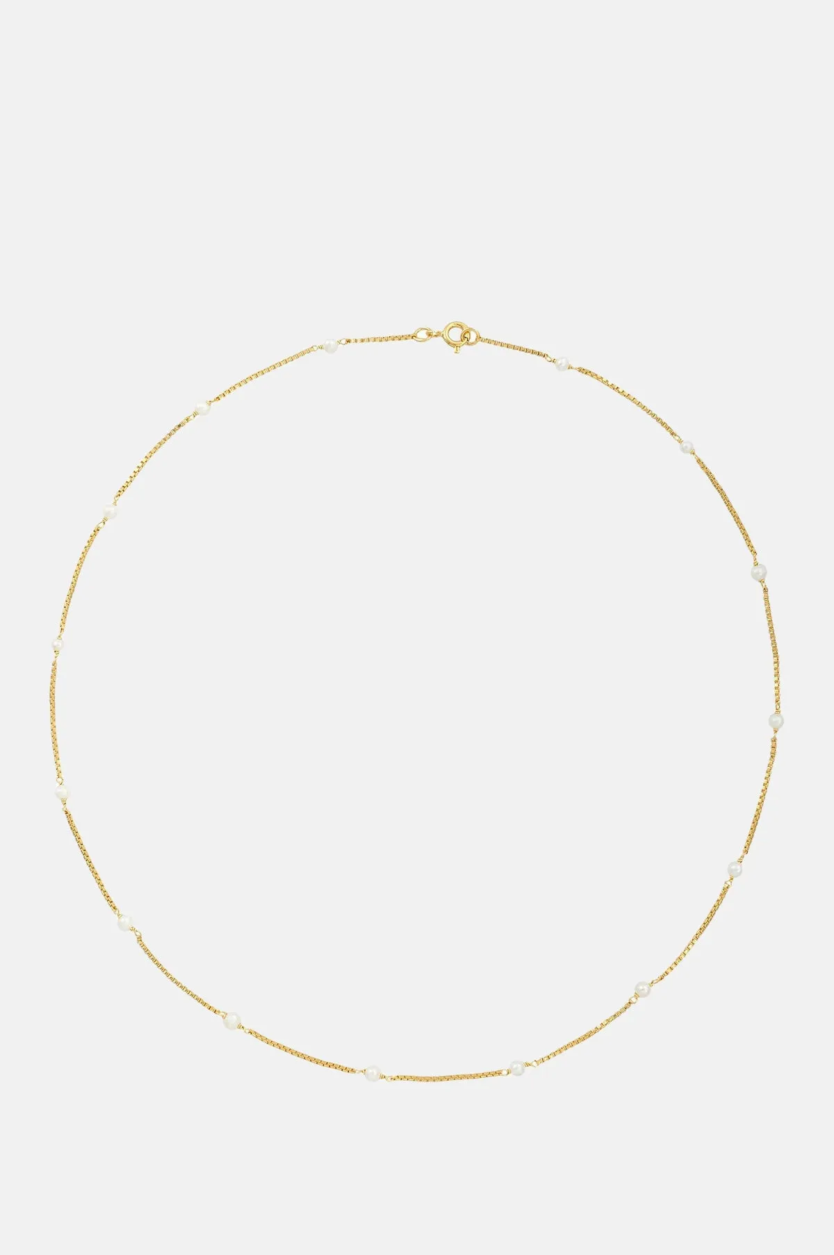 Venus Extra Slim Necklace Pearl