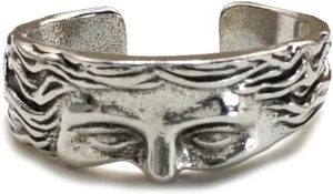 Vintage Adjustable Rings for Women Men Open Wrap Knuckle Ring Dainty Venus Stacking Ring Silver Plated Thumb Band Personalized Jewelry Gift for Birthday Christmas Valentine's Day