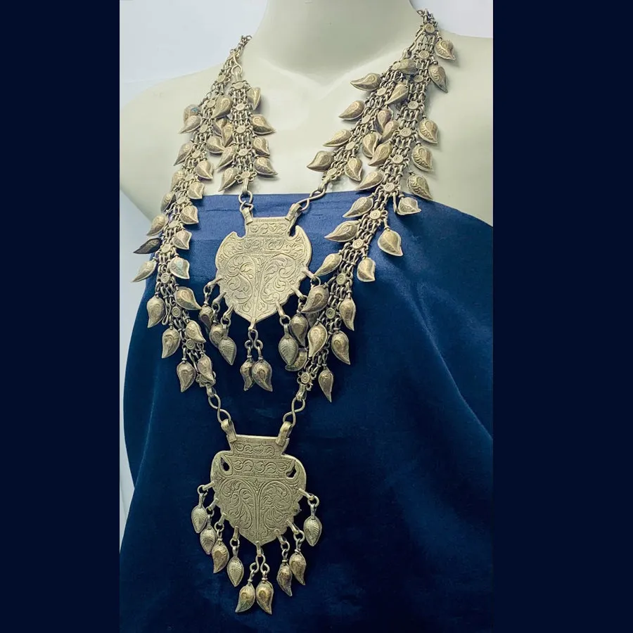 Vintage Bohemian Two Layered Bib Necklace