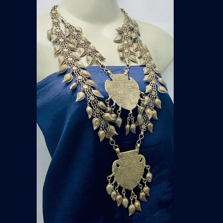 Vintage Bohemian Two Layered Bib Necklace
