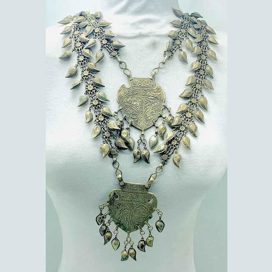 Vintage Bohemian Two Layered Bib Necklace
