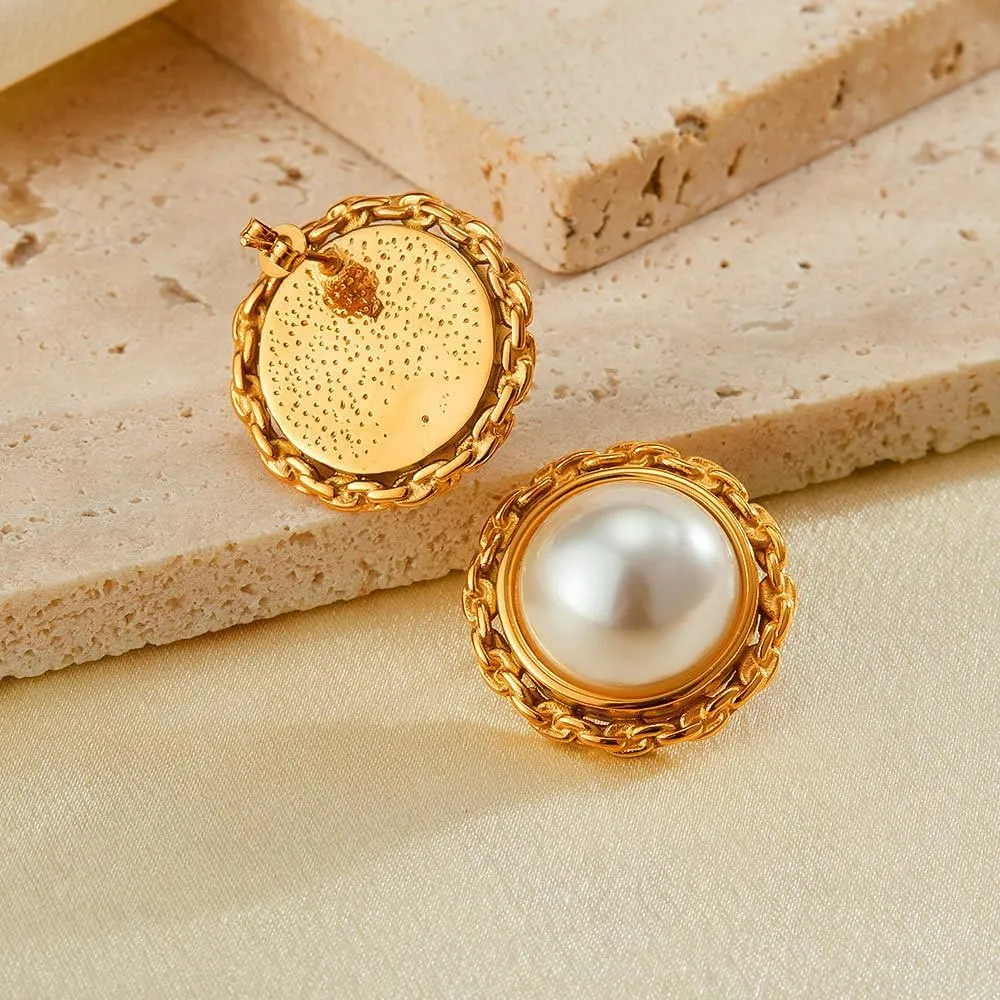 Vintage Chic Hypoallergenic Stainless Steel Earrings Fashion Dangle-earrings Jewelry Gift for Women