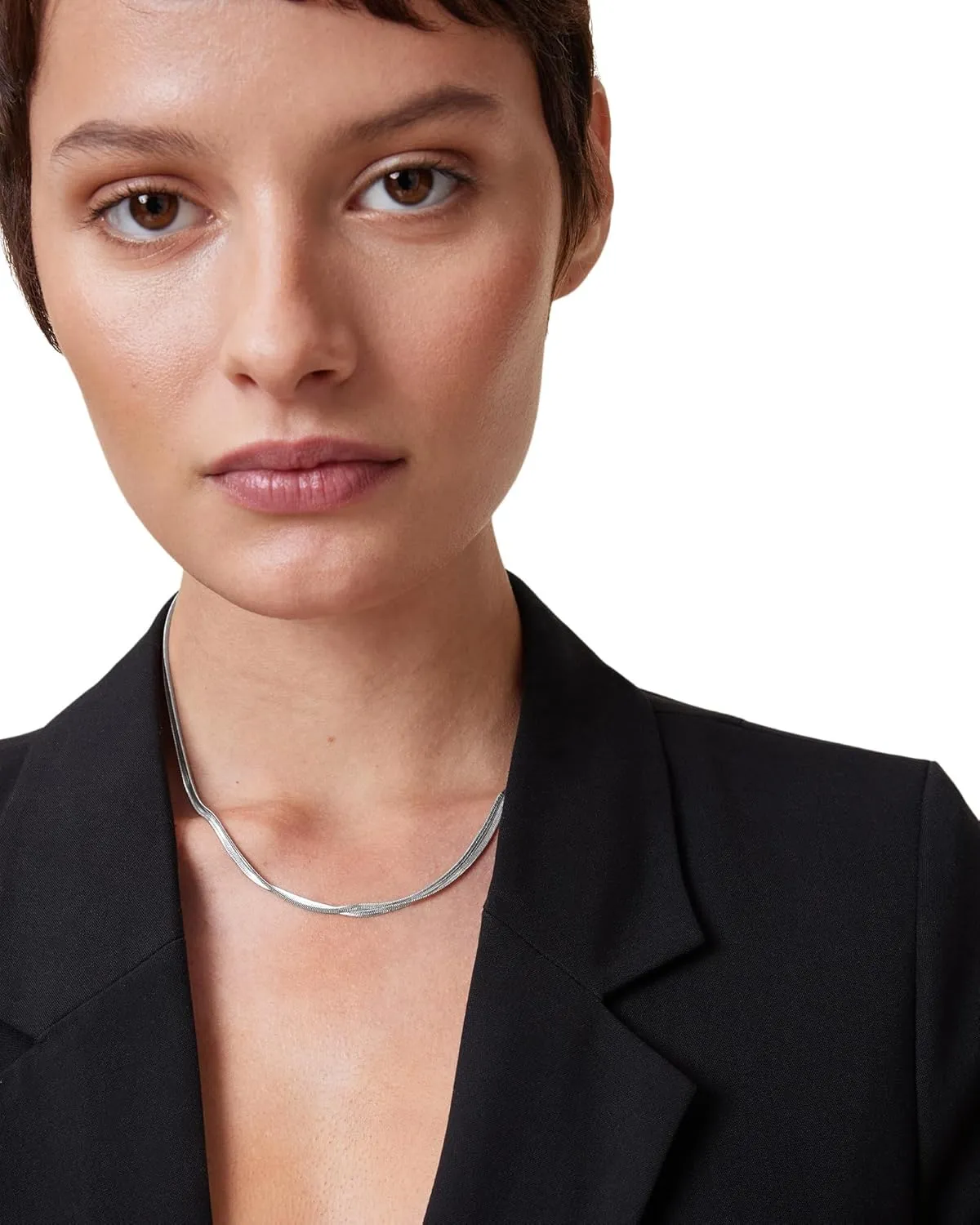 Women's Signature Snake Chain Layered Necklace
