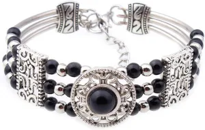 YAZILIND Tibetan Silver Turquoise Beads Friendship Bracelets Natural Stone Beach Jewelry Bracelet Bangle