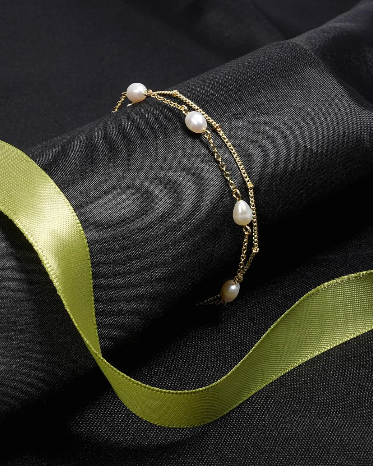 Yowivon Gold Plated Bracelets for Women Trendy Dainty Adjustable Bolo Bracelets Tennis Beaded Bracelet Tarnish Free Gold Plated Fashion Jewelry Gifts for Her