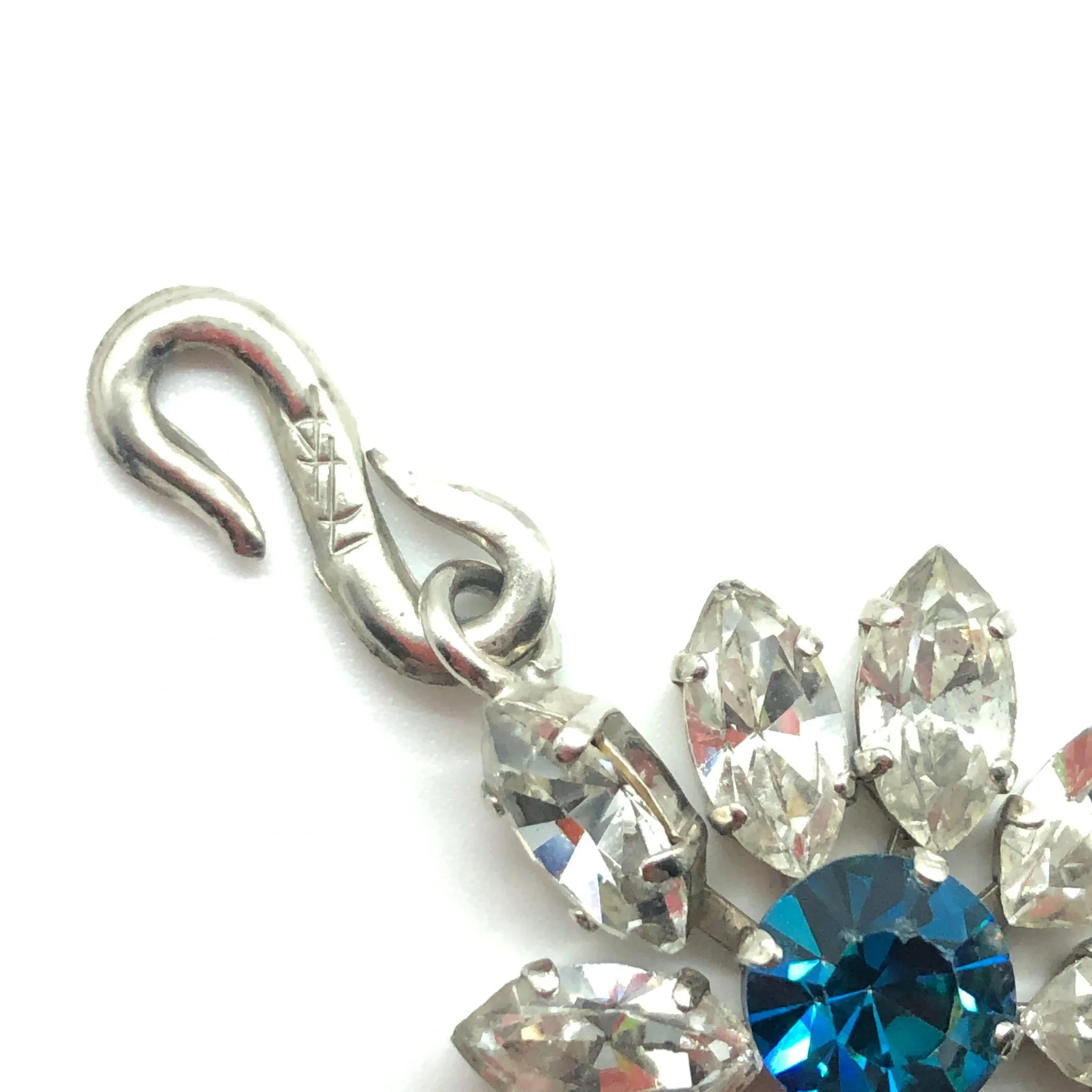 Yves Saint Laurent Vintage Crystal Flower Necklace