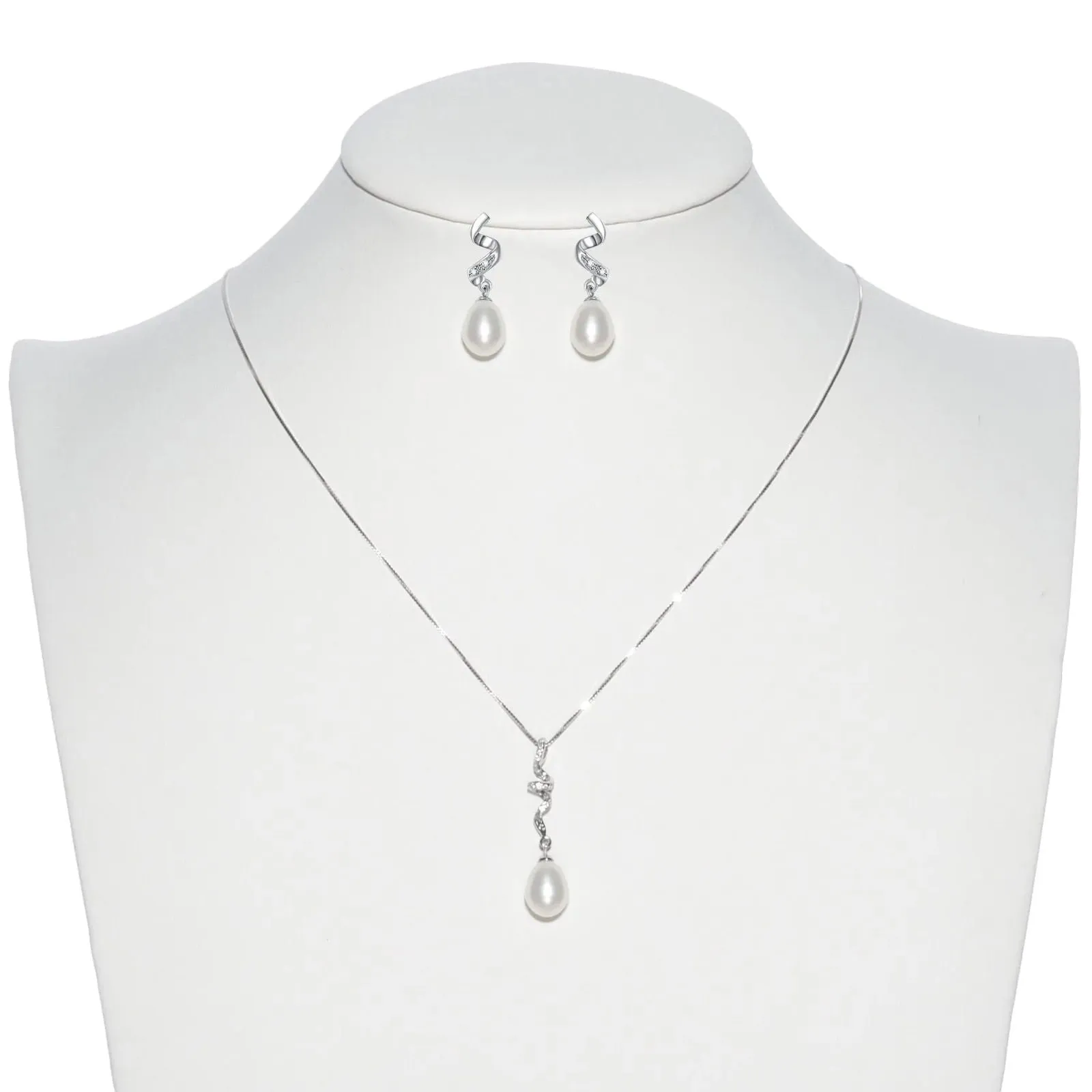 Zoey Pearl Pendant in Sterling Silver - Irosk Australia ®