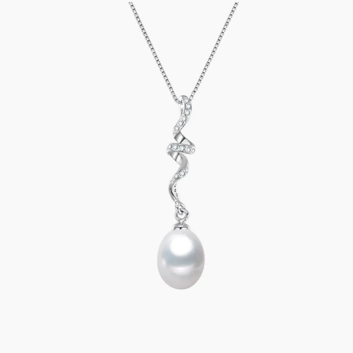 Zoey Pearl Pendant in Sterling Silver - Irosk Australia ®